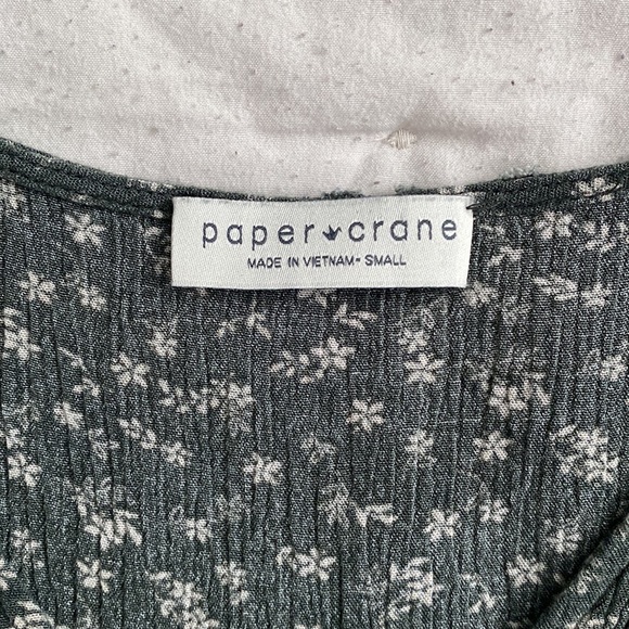 Paper Crane - Crop Top (S) - Picture 2 of 2